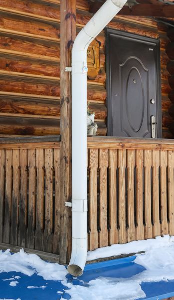 Porch Downspout Installation in Dothan